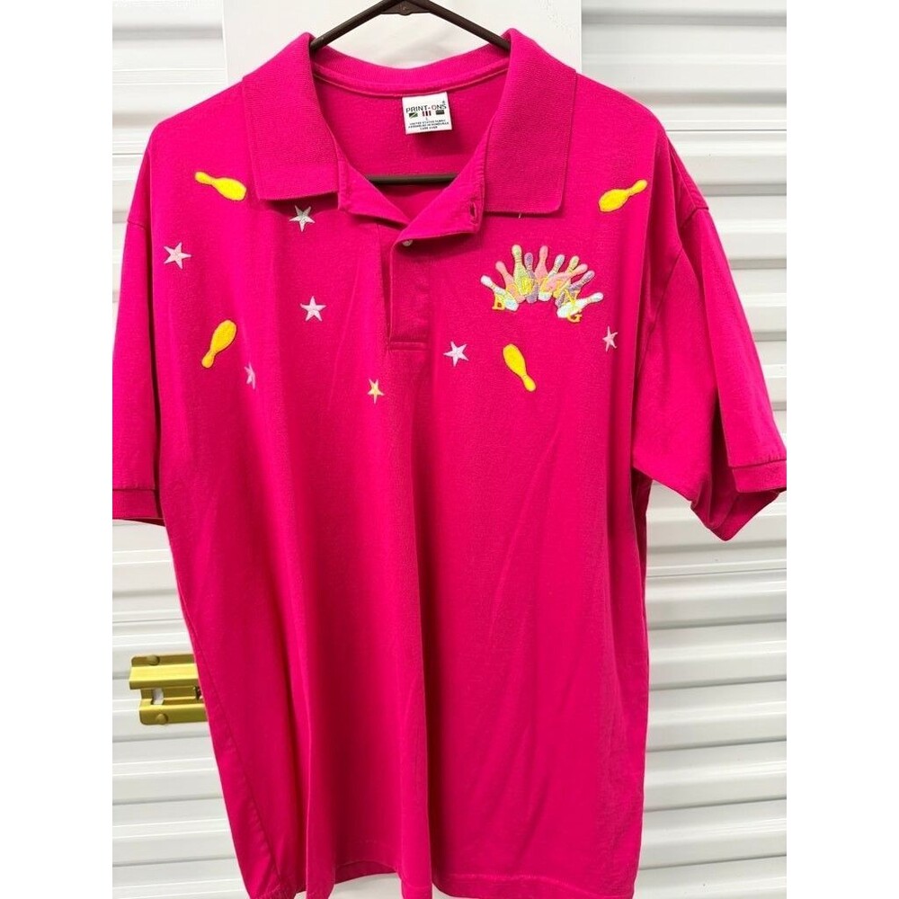 Vintage Bowling Embroidered Polo Shirt by Print-Ons